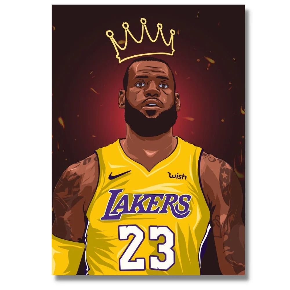 Cuadro Lakers LeBron James 1