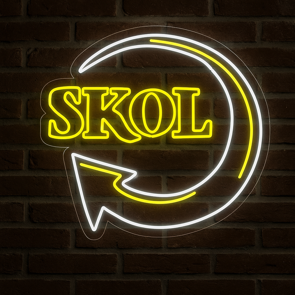Skol Beer Neon