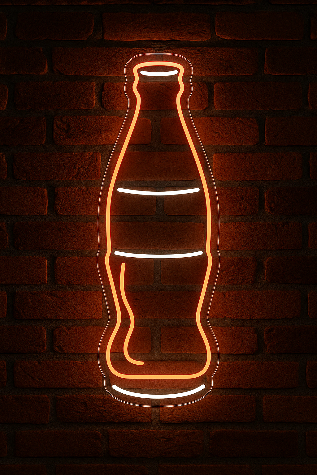 Coca Cola Botella Neon