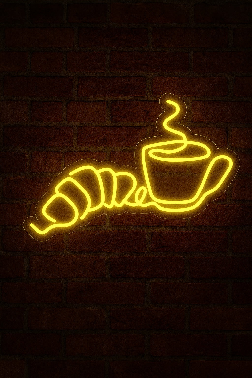 Taza de Cafe con Media Luna 2 en Neon