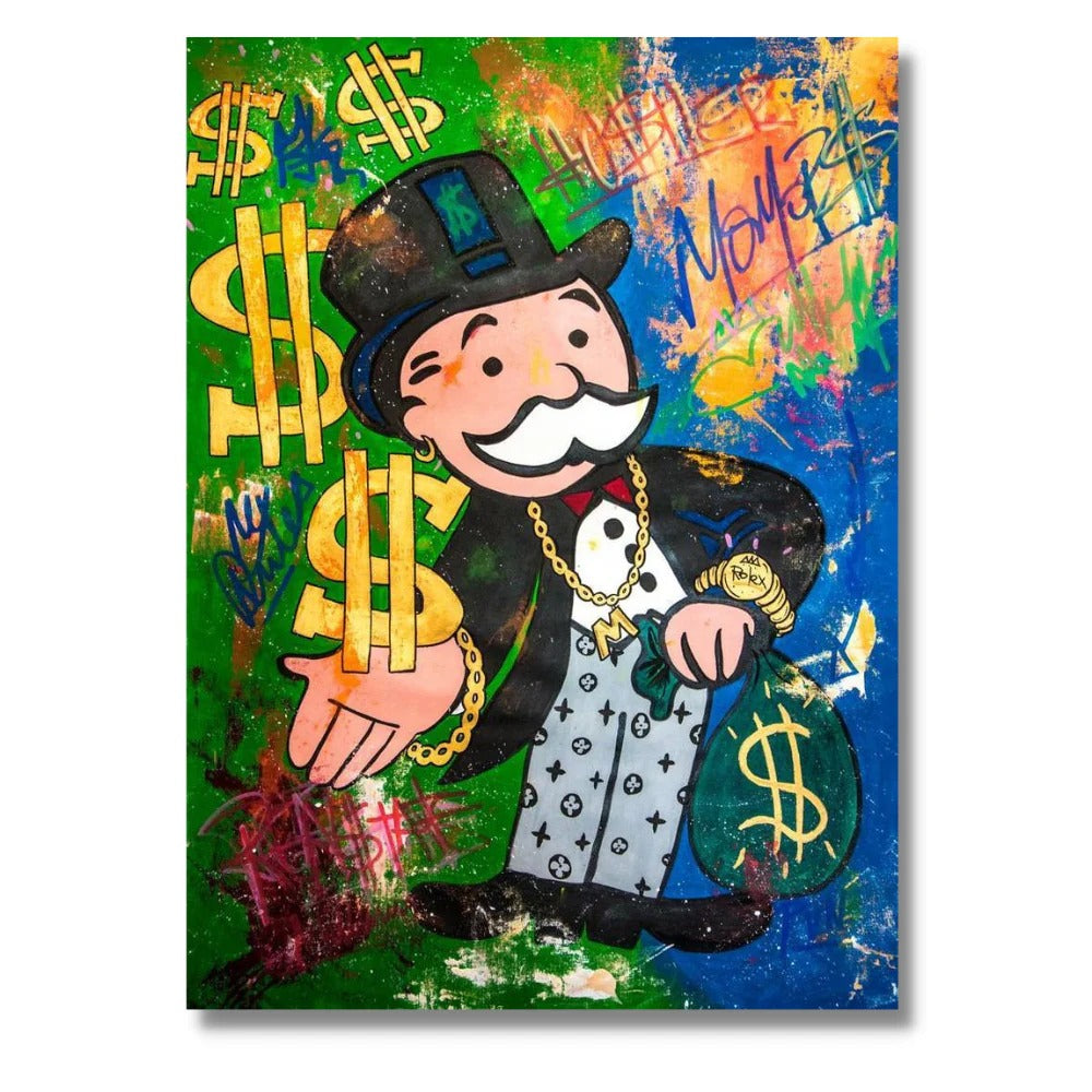 Cuadro Monopoly Pop Art 1
