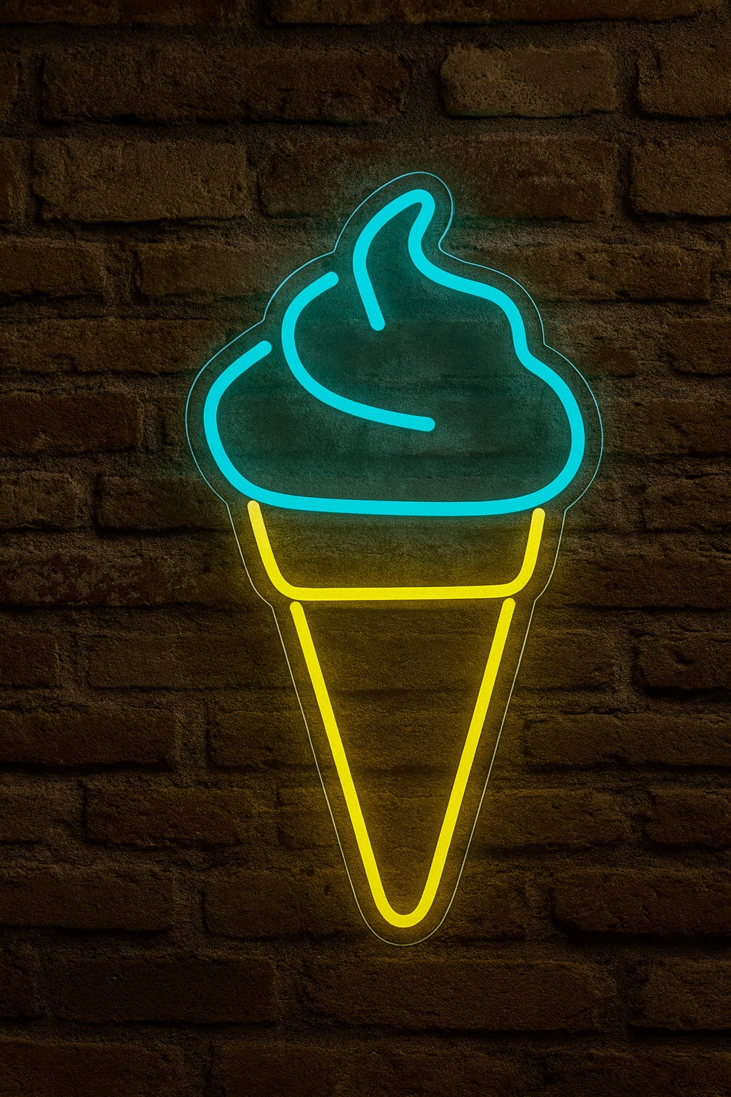 Cono de Helado 2 Neon