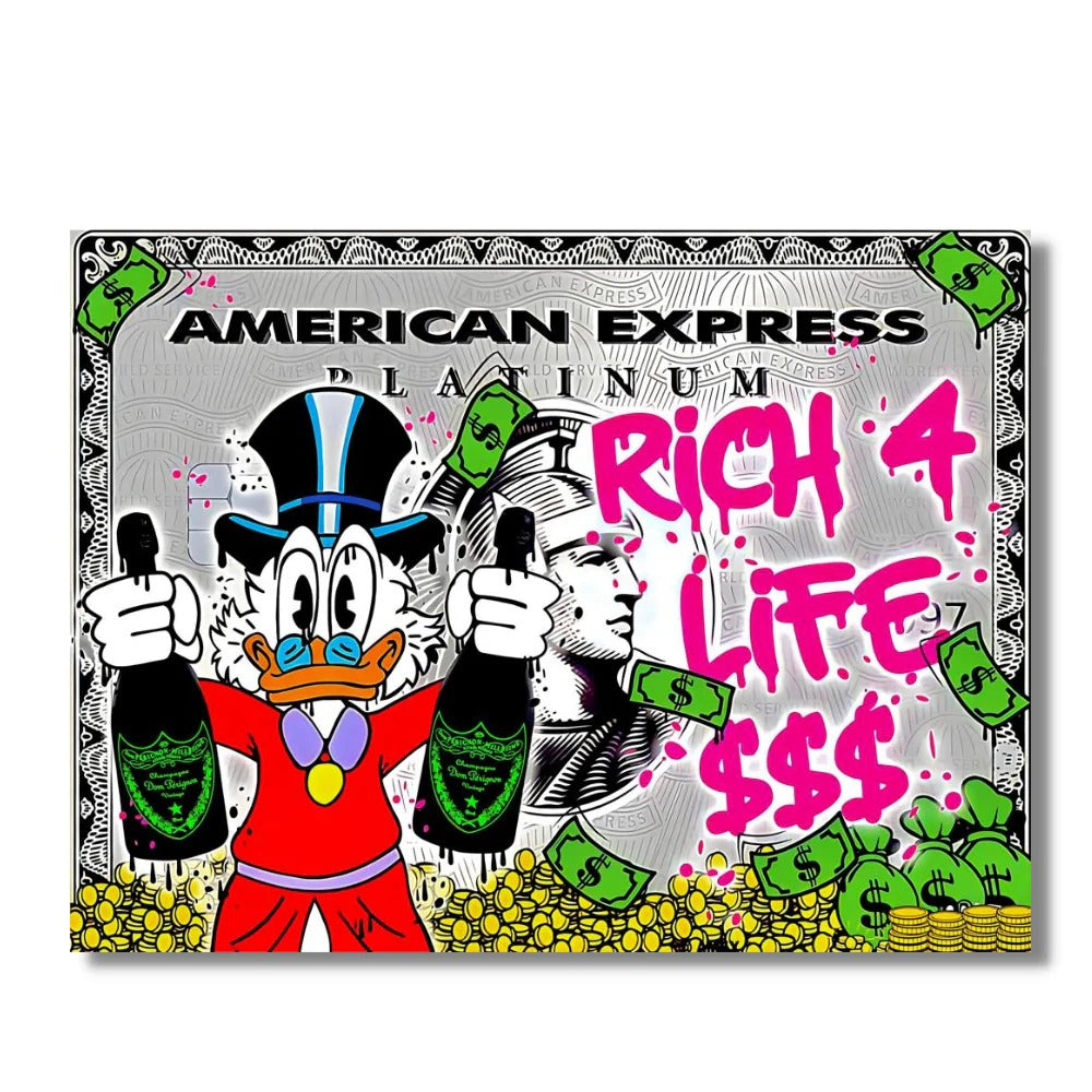 Cuadro "American Express Rich 4 Life"