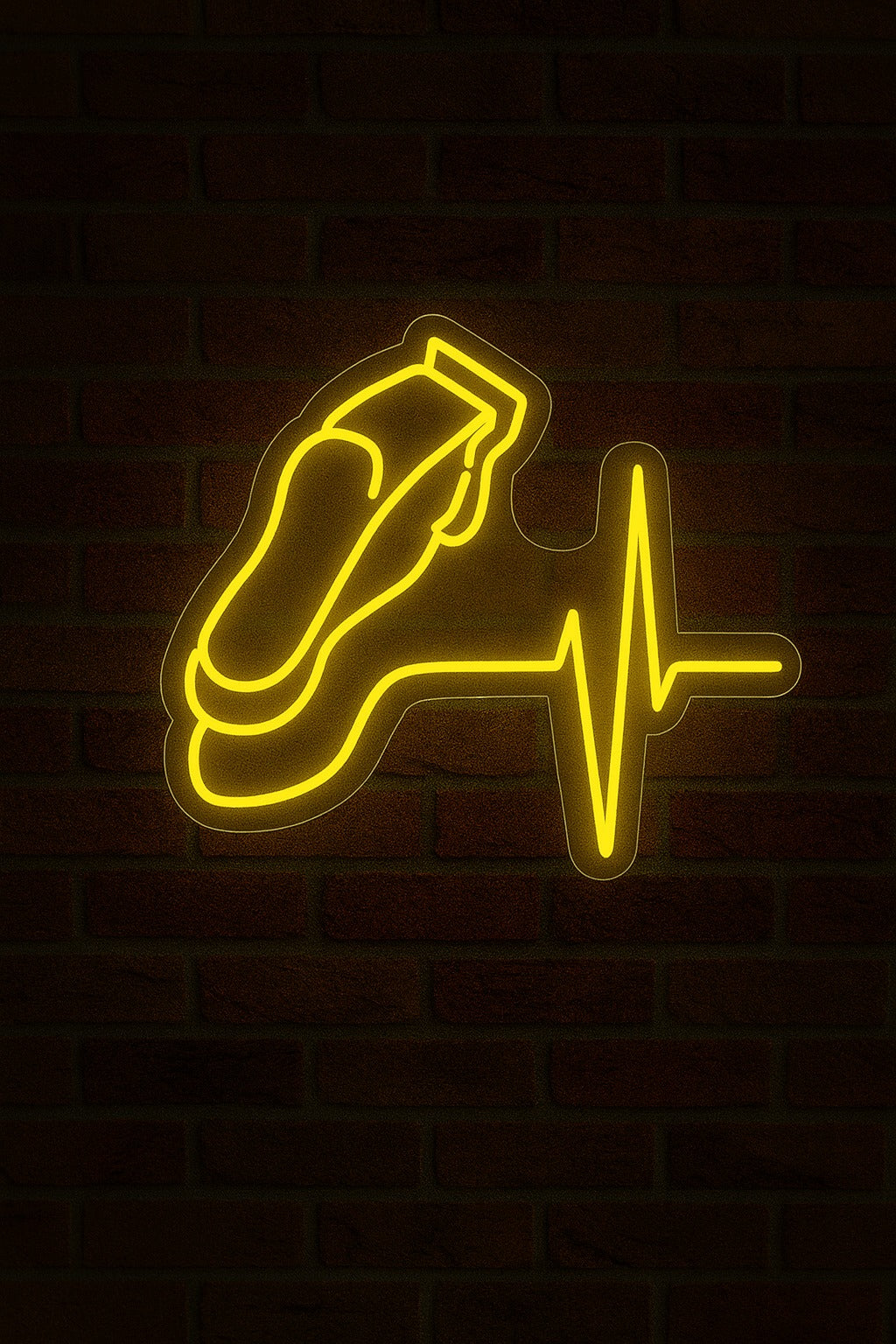 Barberia Maquina Cortapelos Neon