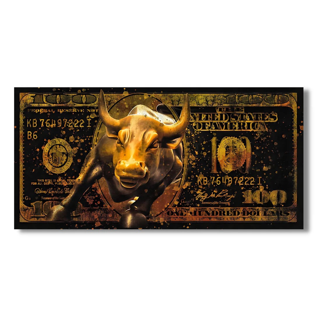 Cuadro 100 Dollar "bull"