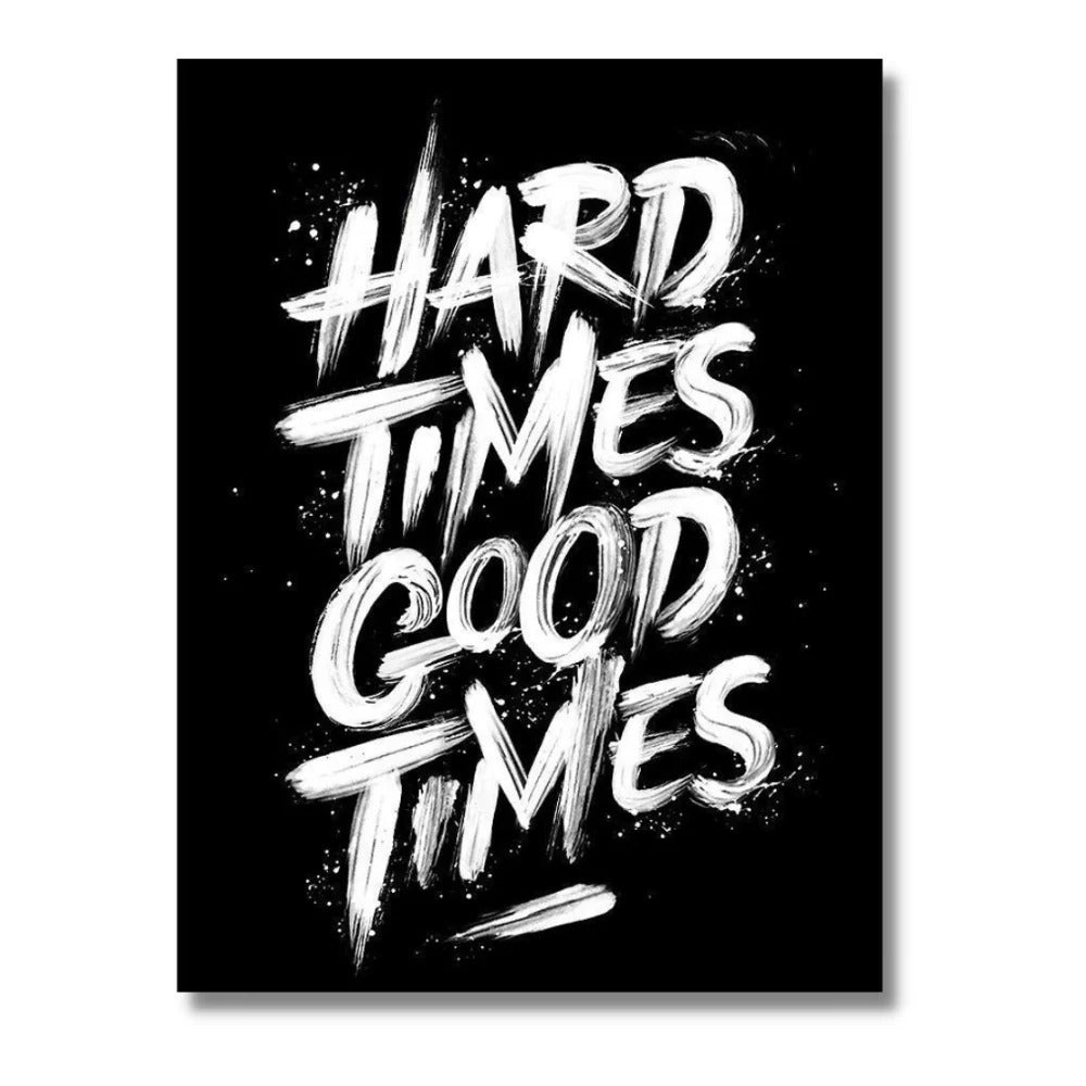 Cuadro ''HARD TIMES, GOOD TIMES''