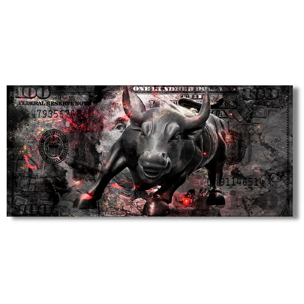 Cuadro 100 Dollar "bull" 2