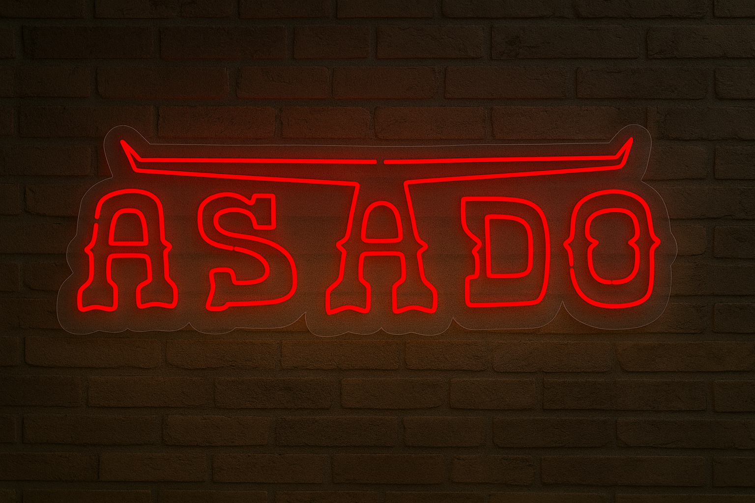 Cartel Asado Neon