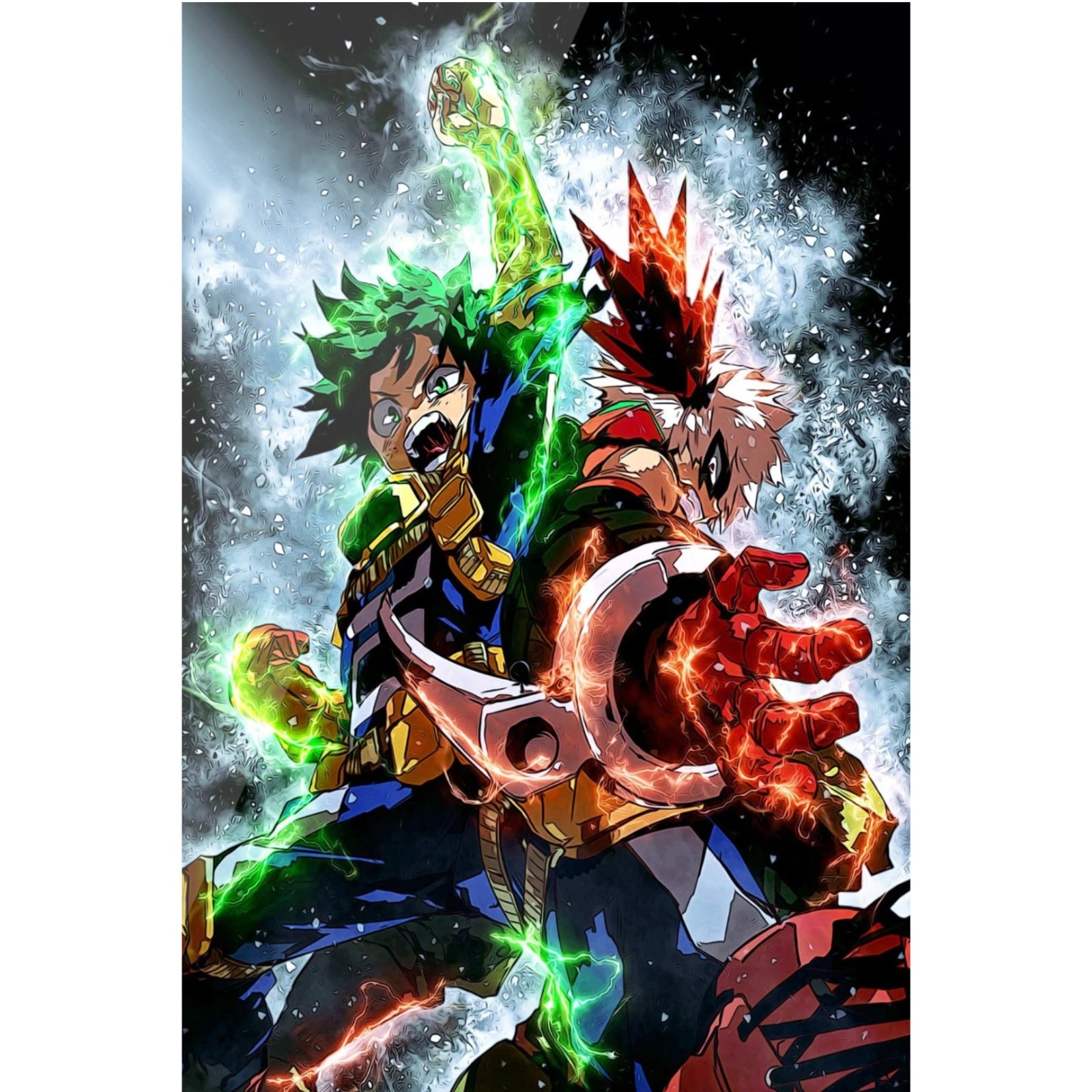 Cuadro Boku No Hero Academia Deku and Bakugo