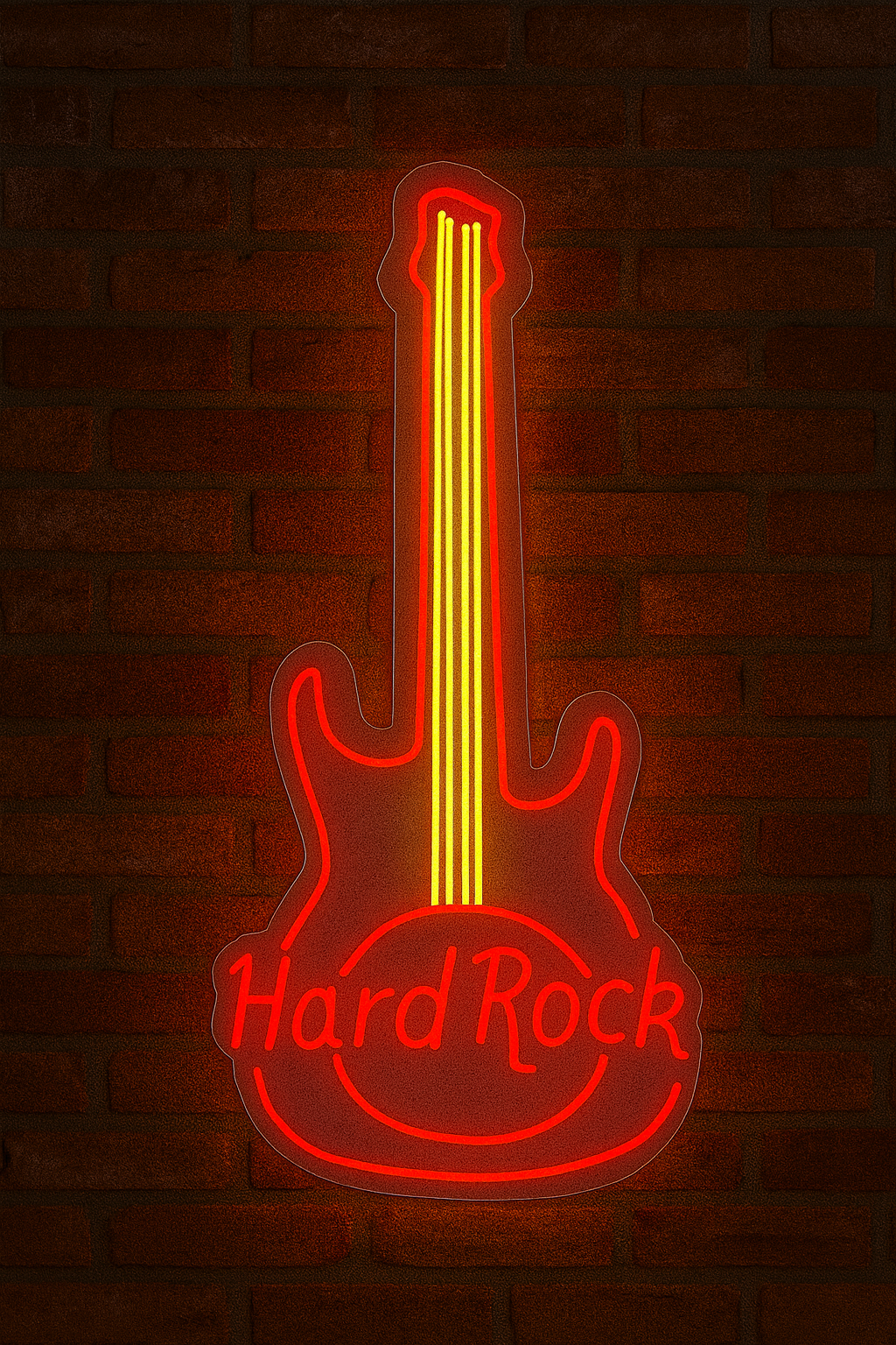 Hard Rock Guitarra Neon 1