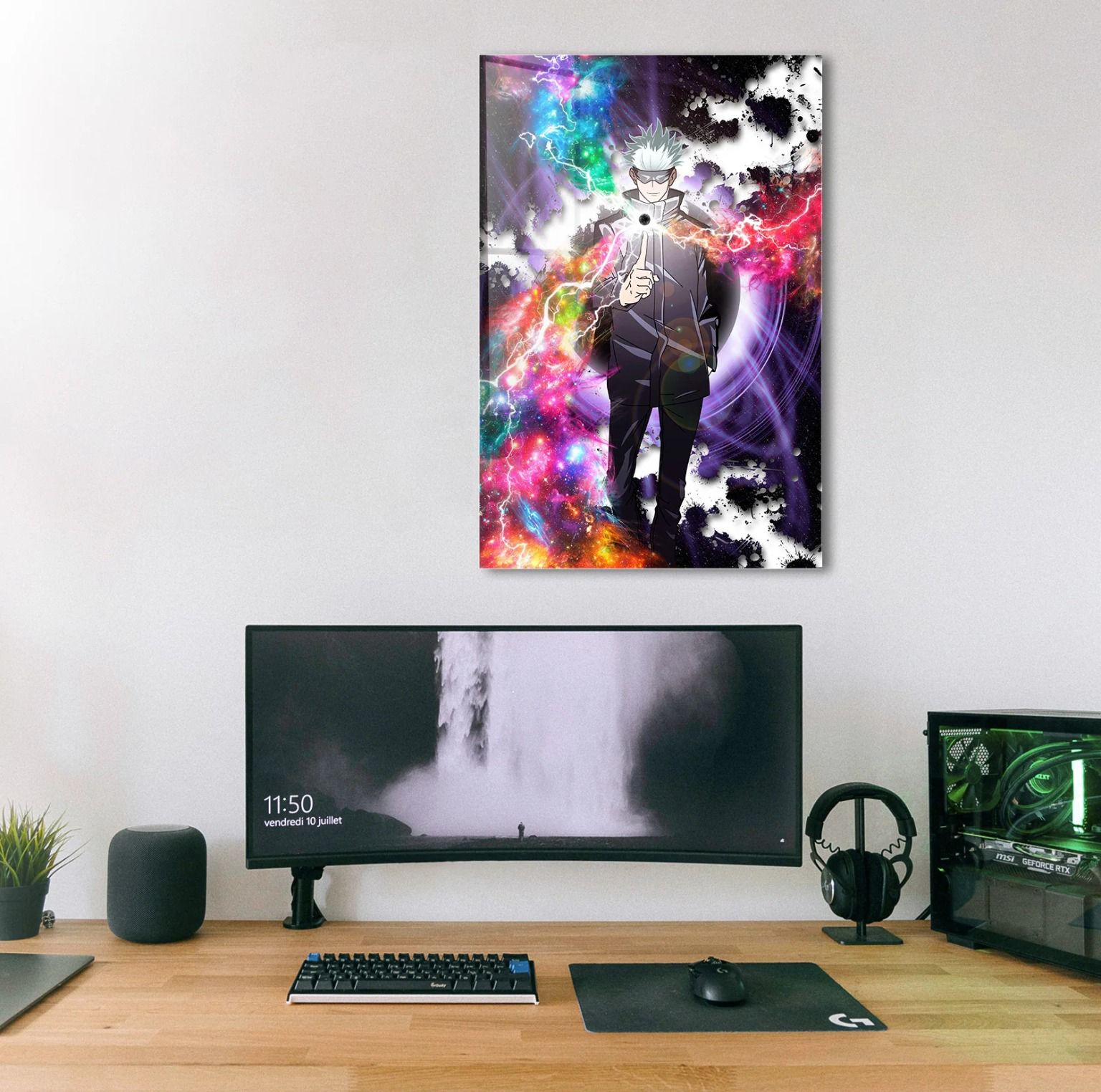 Cuadro Jujutsu Kaisen Satoru Gojo