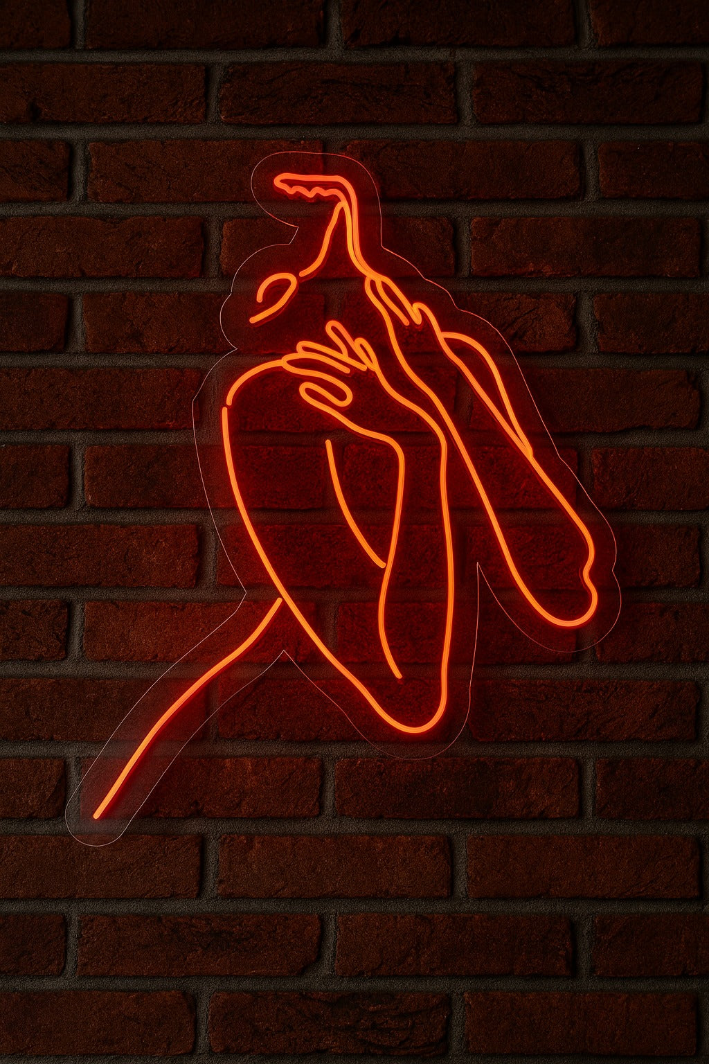 Mujer Silueta 1 Neon