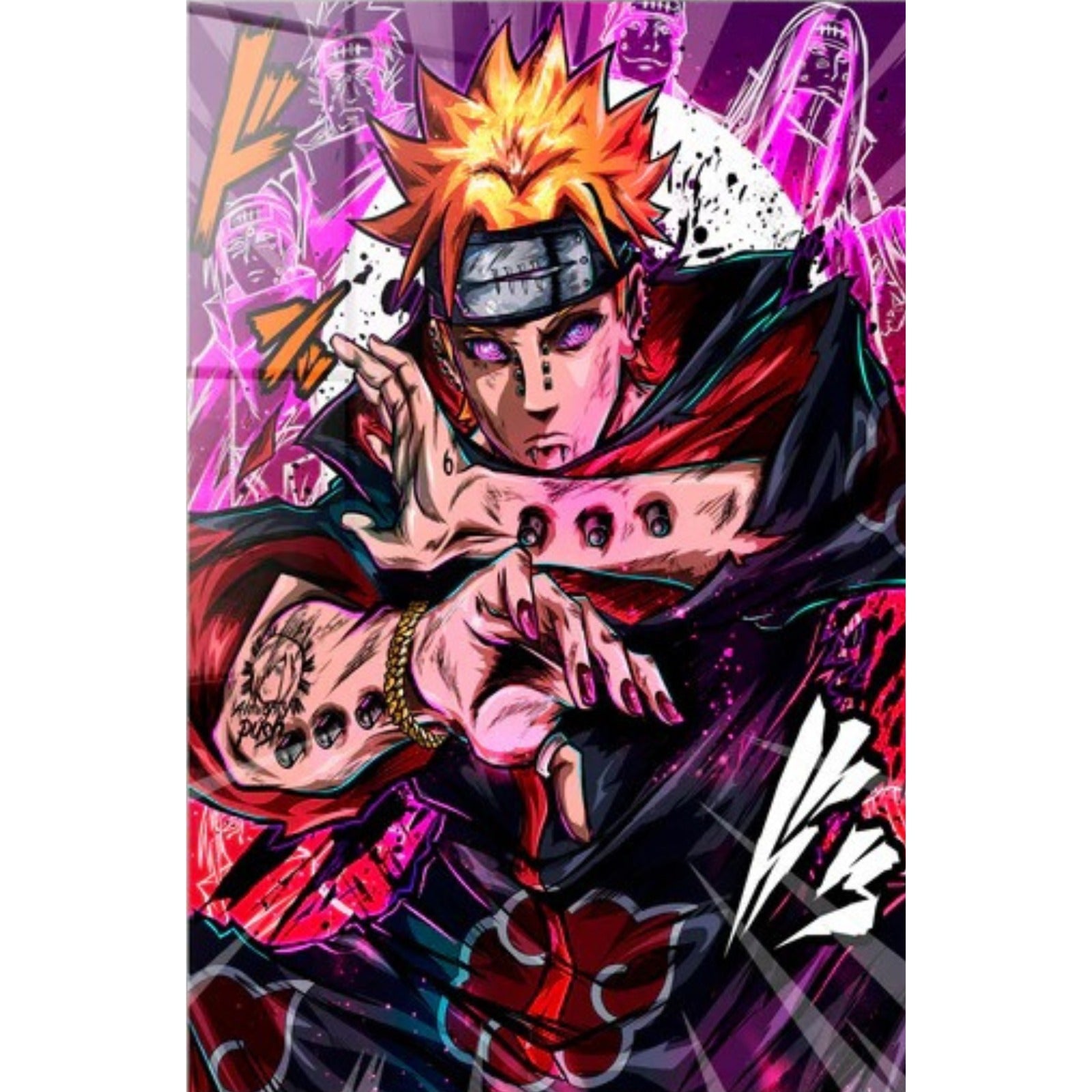 Cuadro Naruto Pain From Akatsuki