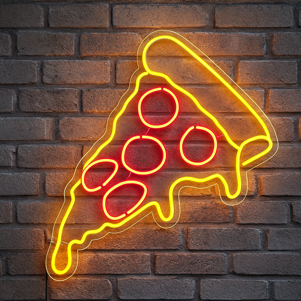 Pizza Slice 1 Neon