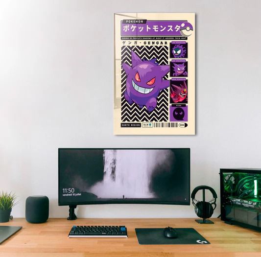 Cuadro Pokemon Gengar 1