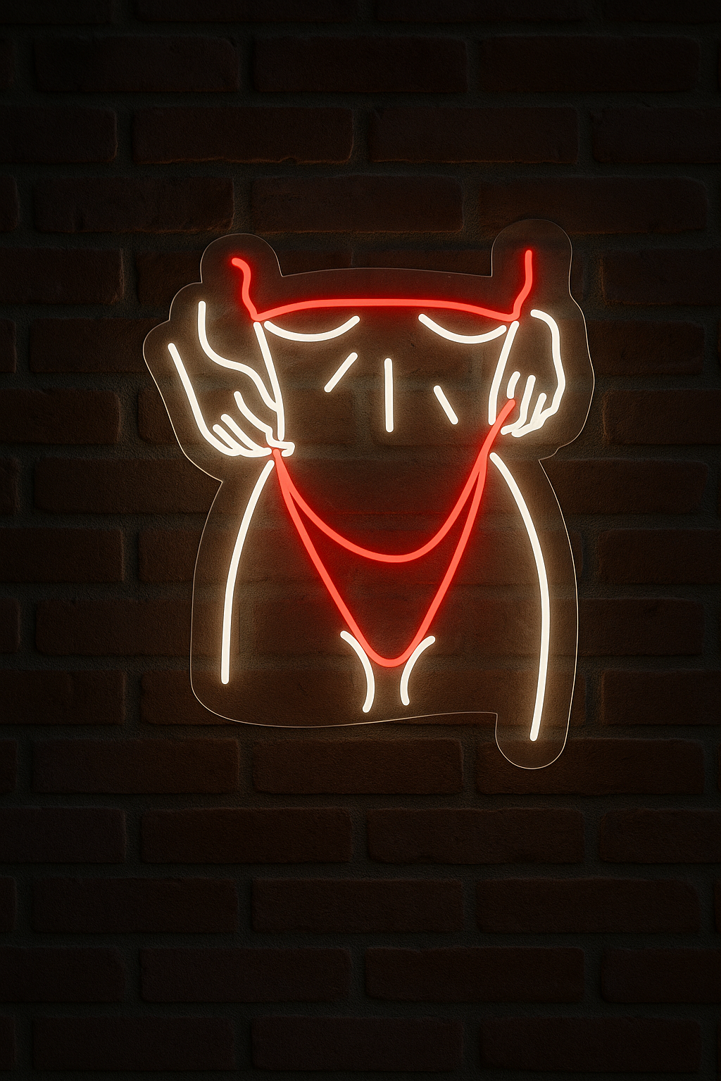 Mujer Silueta 2 Neon